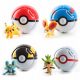 Játék figura - 4 DB POKEMON GO POKEBALL JÁTÉK KÉSZLET + SZABULÁK