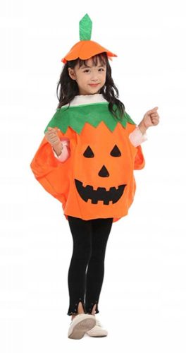 Unisex gyerek jelmez - Tök jelmez kalap Halloween gyermekek számára