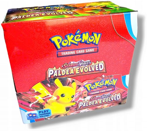  Pokémon kártyák PALDEA EVOLVED BOX 396 kártyák BIG HP