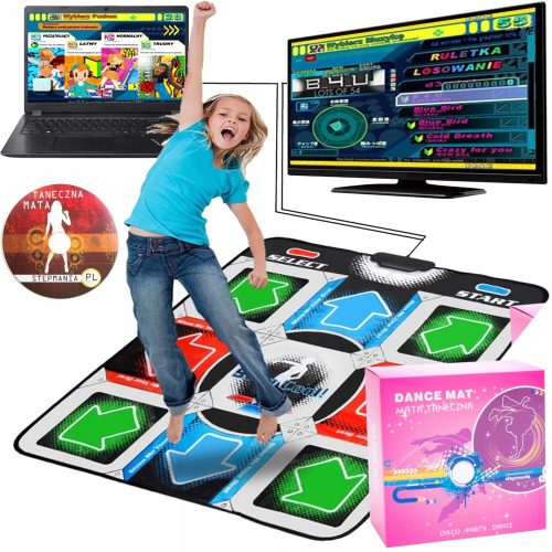 Táncszőnyeg - Dance szőnyeg a tánchoz 2in1 USB + TV + játék