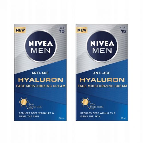  NIVEA MEN Hyaluron ránctalanító krém 2 db.