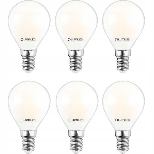 6x LED izzó E14 P45 KULKA 7W 60W 4000K ISMARBIAL