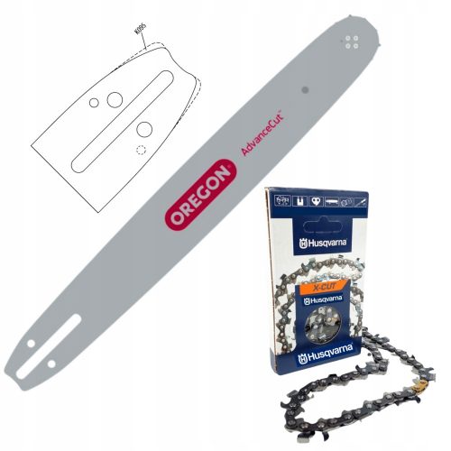 Vezetősín - Oregon 15 "1,5 mm -es láncvezető+ szilárd Husqvarna lánc