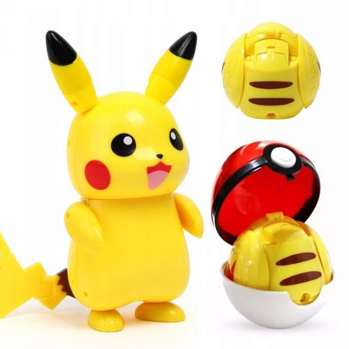 Játék figura - Pokeball pokemon go + összecsukható figure pikachu