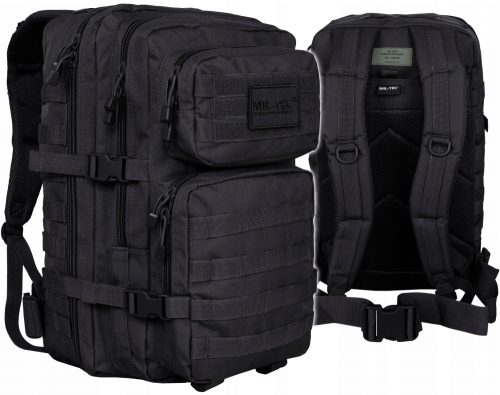  Mil-Tec Assault katonai hátizsák 20-40 l fekete