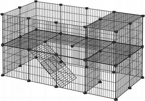 Ketrec rágcsálóknak - Songmics 71 x 73 x 143cm nyúl ketrec