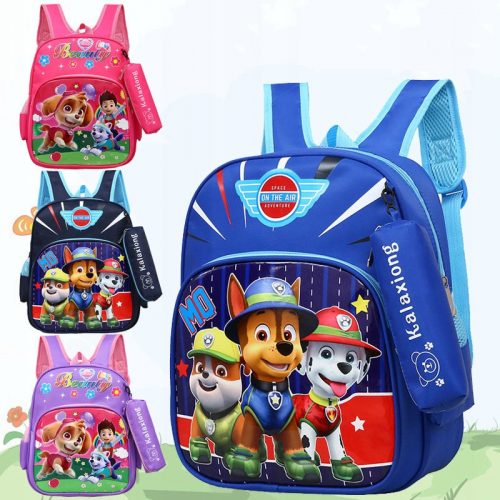  Többrekeszes iskolai hátizsák Paw Patrol Jelly Pens Multicolor