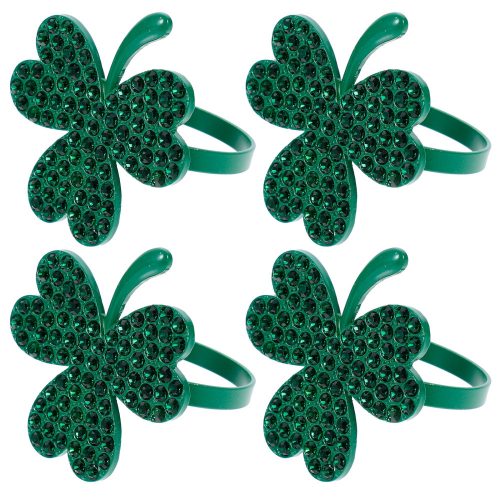 Karácsonyi asztaldíszítés - 4 Clovers modellező gyűrűk