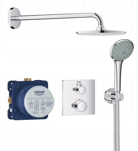  Grohe Grotherm rejtett zuhanygarnitúra Rainshower zuhanyfejjel