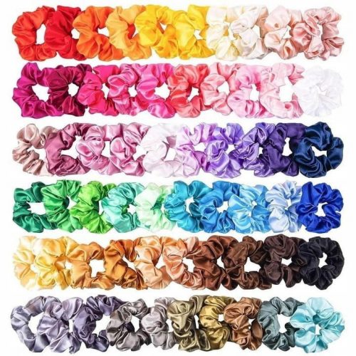 Gyermek hajgumi - Hair Elastics Scrunchie Satin Terry 60 DCS