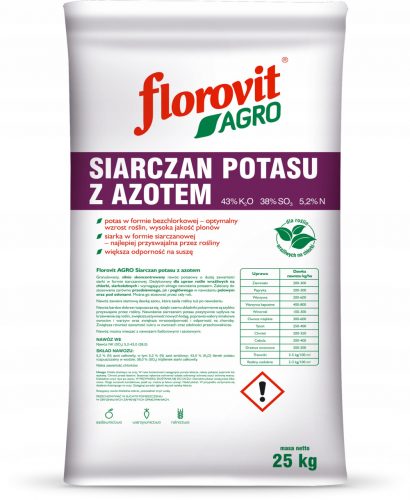 Kerti műtrágya - Kén, szulfát műtrágya Grupa Inco granulátum 25 kg 25 l