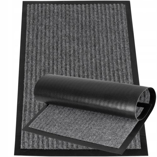 Szennyfogó szőnyeg - Kész gumi, PVC, textil lábtörlő beltérbe, 60 x 80 cm