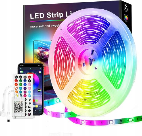 LED szalag 15 m RGB 5050 Bluetooth alkalmazáspilóta