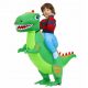 Unisex gyerek jelmez - MEGBESZÉLÉS DINOSZAURUS T-REX JEMEZE FELFújható RUHA