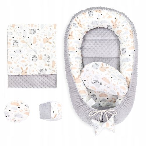 Egy fészek, egy gubó a babának - Baby Cocoon Nest Playpen Minky 6 El.