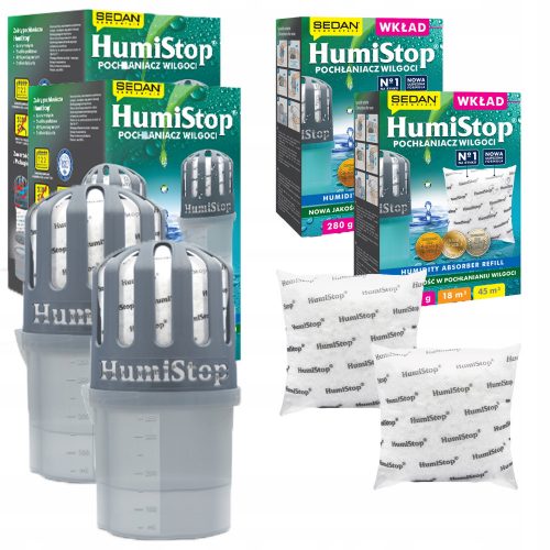 Humistop Moper fedő szárító + 2 db Humistop 280 g birkózás