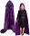 Lány jelmez - Long Cape Violet varázsló Halloween ruhája 146/152