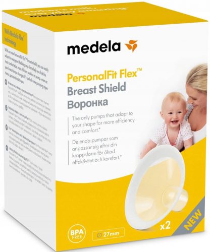 Tölcsér mellszívóhoz - MEDELA PersonalFit Flex L mellvédő 27 mm (2 db)