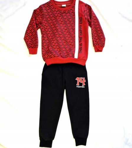 Gyermek tréningruha szett - Gyerekkészletű Tracksuit Set T -péntek nadrág