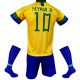 Kosárlabda ruhakészlet - Neymar Brazil futballkészlet, ing, rövidnadrág, zokni, S-es méret