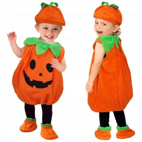 Unisex gyerek jelmez - Tök jelmez kalap Halloween labda 90cm