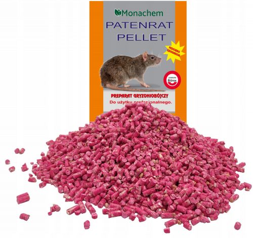 Egerek és patkányok elleni védelem - Pellet pellet granulátum rágcsálókon 1 kg