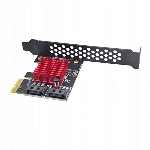  Pci Express bővítőkártya 2 port, Pci E 1x Gen3 - SATA3.0, 6 Gb/s