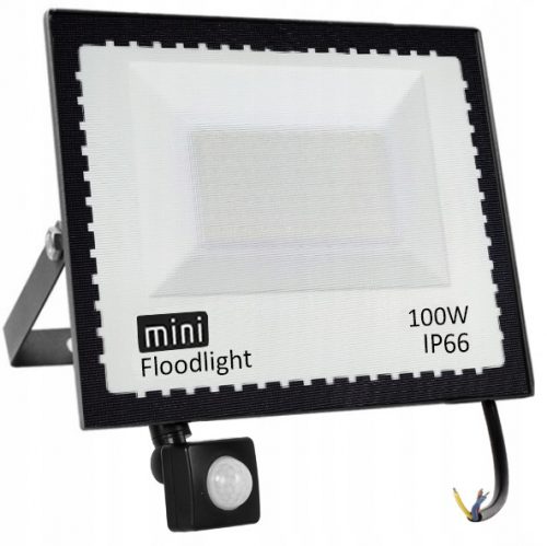 HALOGEN LED 100W SLIM FLOODLIGHT MOZGÁSÉRZÉKELŐ KÜLTÉRI RAKTÁRBA