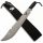 Kés, machete - Nagy fekete machete kardkés 50 cm -es burkolat