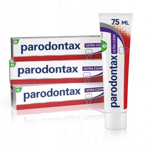  Parodontax Ultra Clean fogkrém gyengéd az ínyhez 75 ml x 3 db