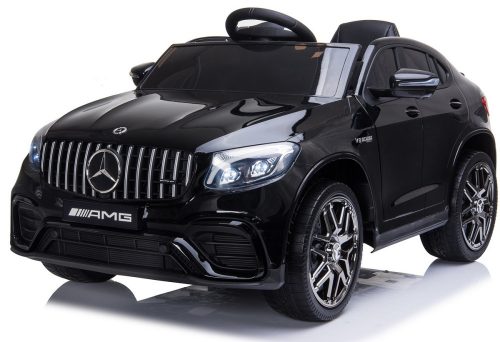 Elektromos játékautó - Mercedes GLC Coupe 63S AMG 4x4 piros autó, amelyet a távirányítón vezérelnek