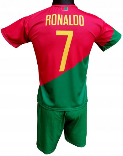 Kosárlabda ruhakészlet - Labdarúgó -készlet Ronaldo Portugália T -phirt + rövidnadrág :: 134 cm