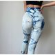 Fitness leggings - Leggings magas állapot a jóga fitneszhez, push up gomous méretű L tornaterem