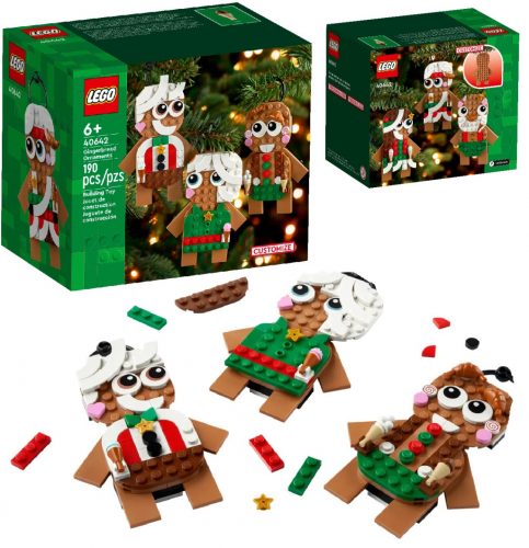  LEGO Mézeskalács díszek 40642