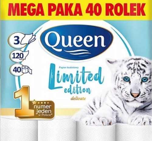 Vécé papír - Queen WC -papír Mega Paka 40 görgő