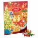 Adventi naptár - Lindt adventi naptár Teddy 170g Bear Saint Nicholas 2023 csokoládé