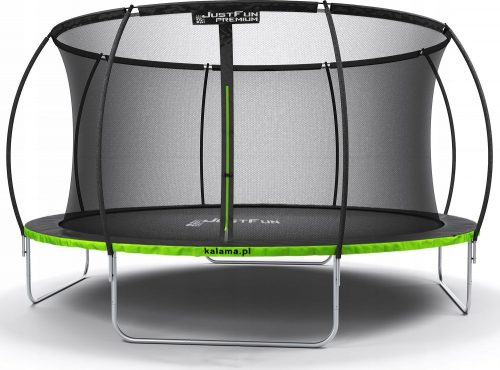 Trampolina Just Fun 12 láb 374 cm PREMIUM FEKETE