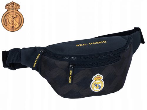 Kiegészítő focirajongóknak - Nagy iskola hátizsák 42 cm Real Madrid 3 KOM 23/24 fekete