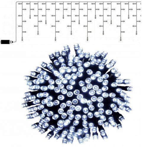 Karácsonyi fények - Icille külső lámpák fehér hideg 200 LED jég