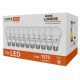 10x LED izzó E27 15W = 150W 1575 LM CCD More Lumen Terminged