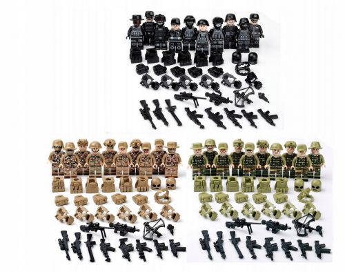  Bricks Set Special Forces SWAT Camouflage Military