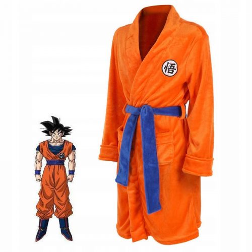 Anime sárkánygolyó goku cosplay fürdőköpeny