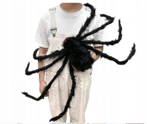 Mesterséges SPIDER halloween HAIRY tarantula 125 cm