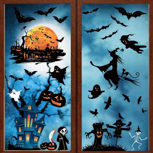 Halloween ablakmatricák 7 x 29,5 cm