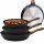 Serpenyő készlet - 3 db NON-STICK tapadásmentes serpenyős készlet FULL INDUCTION 24/26/28 cm