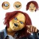 Gyilkos maszk Chucky szörnyű Halloween maszk latex maszkok felnőtteknek