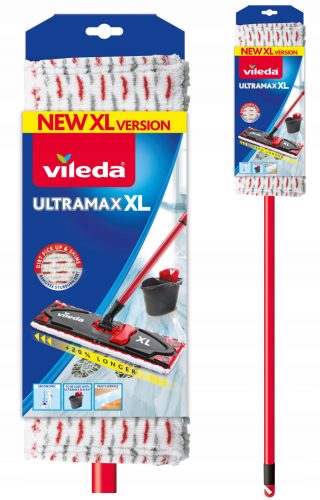 Padlómosó - Vileda Ultramax XL lapos mop + teleszkópos rúd