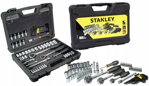 Szerszámkészletek - Stanley Socket Keys Set 80 EL.