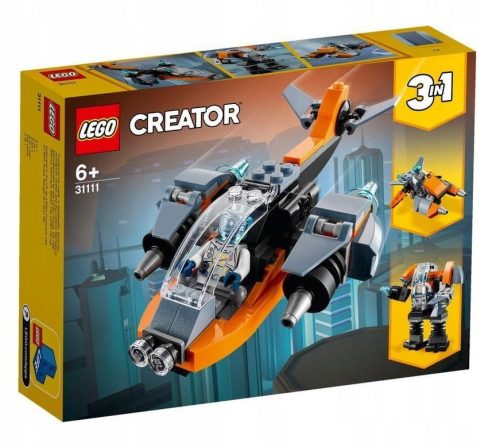 LEGO Creator 3 w 1 - LEGO Creator 31111 Cyberdron blokkok