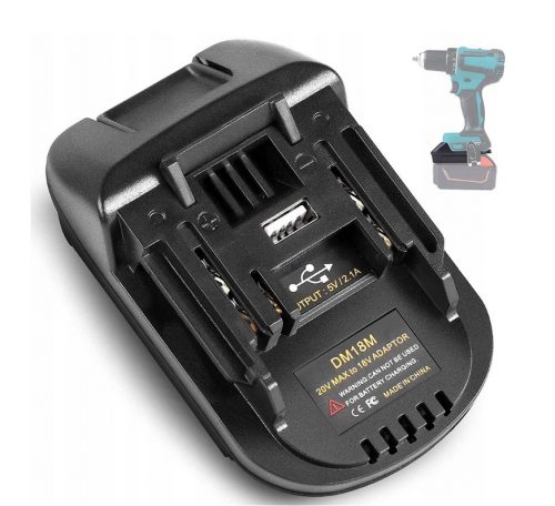 Milwaukee akkumulátor adapter  dewalt do makita bl